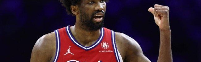  76人恩比德达成两万分里程碑  